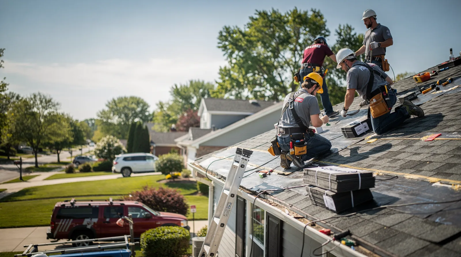 Roof Repair in Campus, IL around you